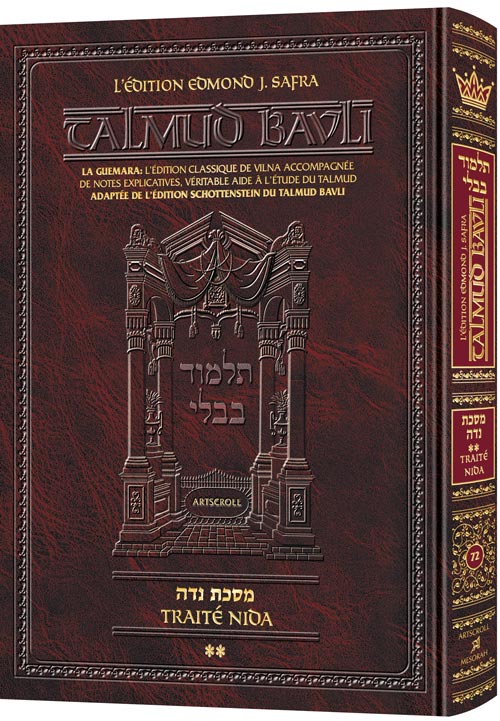 Edmond J. Safra - French Ed Talmud [#72] - Niddah Vol 2 (40a-73a