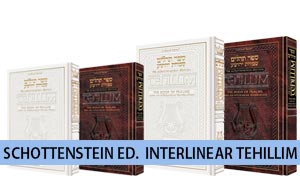 Schottenstein Edition Interlinear Tehillim