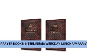 Prayer Books:Interlinear: Weekday Mincha/Maariv